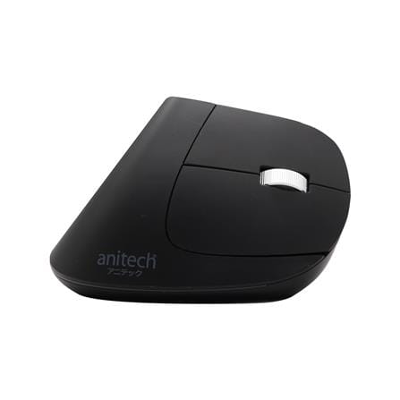 เมาส์ไร้สาย ERGONOMIC ANITECH W230 สีดำ_1