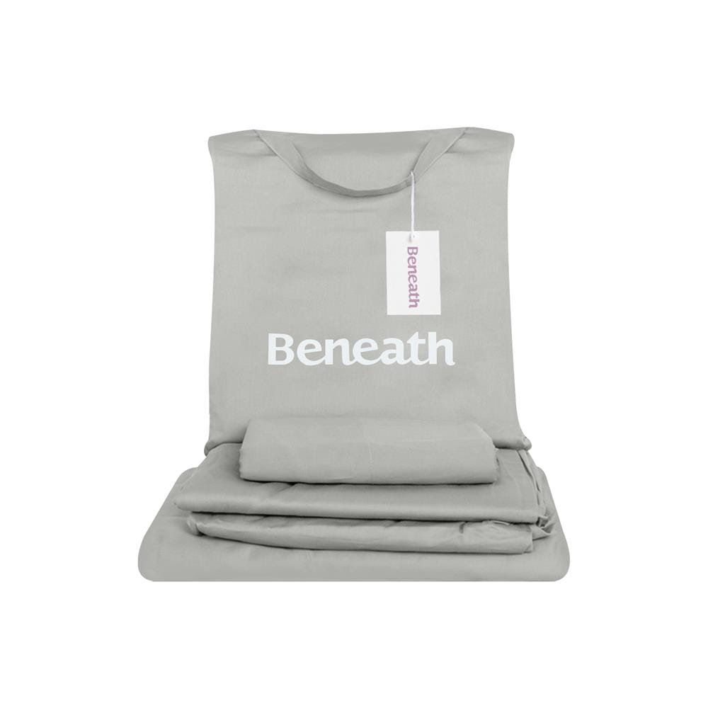 ชุดผ้าปูที่นอน 6 ฟุต 5 ชิ้น BENEATH GENTRY สีเทา