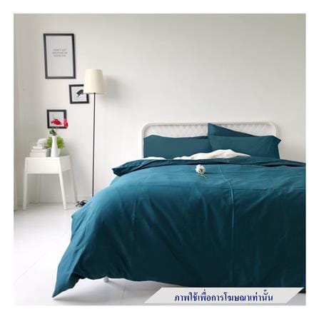 ชุดผ้าปูที่นอน 6 ฟุต 5 ชิ้น BENEATH DARK GREEN สีเขียว_0