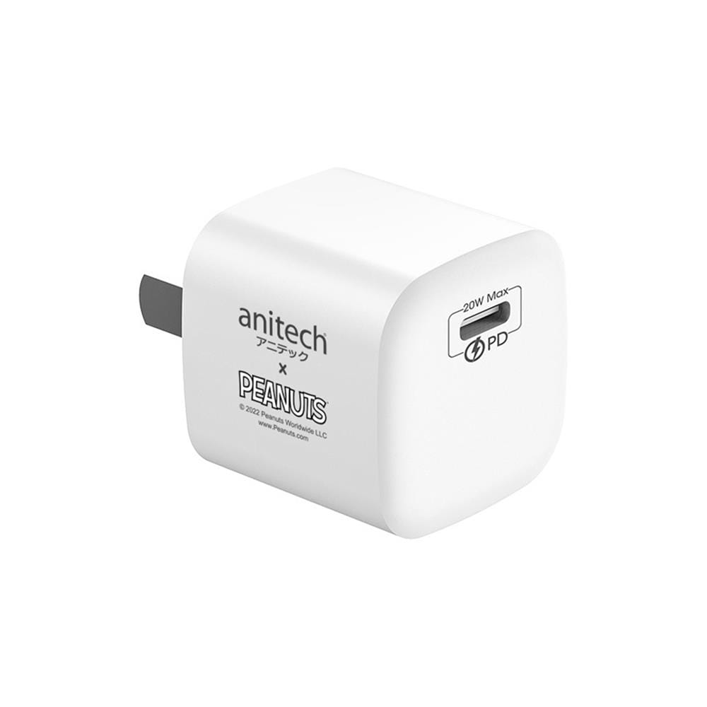 ชุดสายชาร์จ TYPE C TO C ANITECH SNOOPY SNP-D226 สีขาว