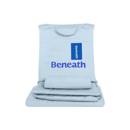 ชุดผ้าปูที่นอน 6 ฟุต 5 ชิ้น BENEATH LIGHT BLUE สีฟ้า_6