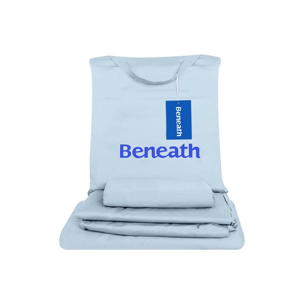 ชุดผ้าปูที่นอน 6 ฟุต 4 ชิ้น BENEATH LIGHT BLUE สีฟ้า