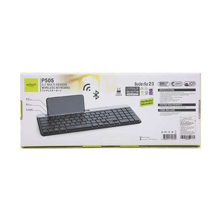 คีย์บอร์ดไร้สาย ANITECH P505 สีดำ_2