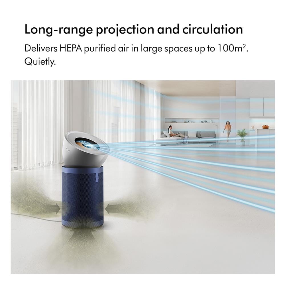 เครื่องฟอกอากาศ 100 ตร.ม. DYSON BP03 สีนิกเกิล/น้ำเงิน