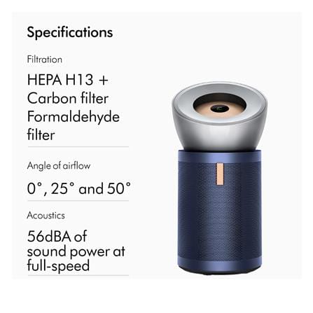 เครื่องฟอกอากาศ 100 ตร.ม. DYSON BP03 สีนิกเกิล/น้ำเงิน_8