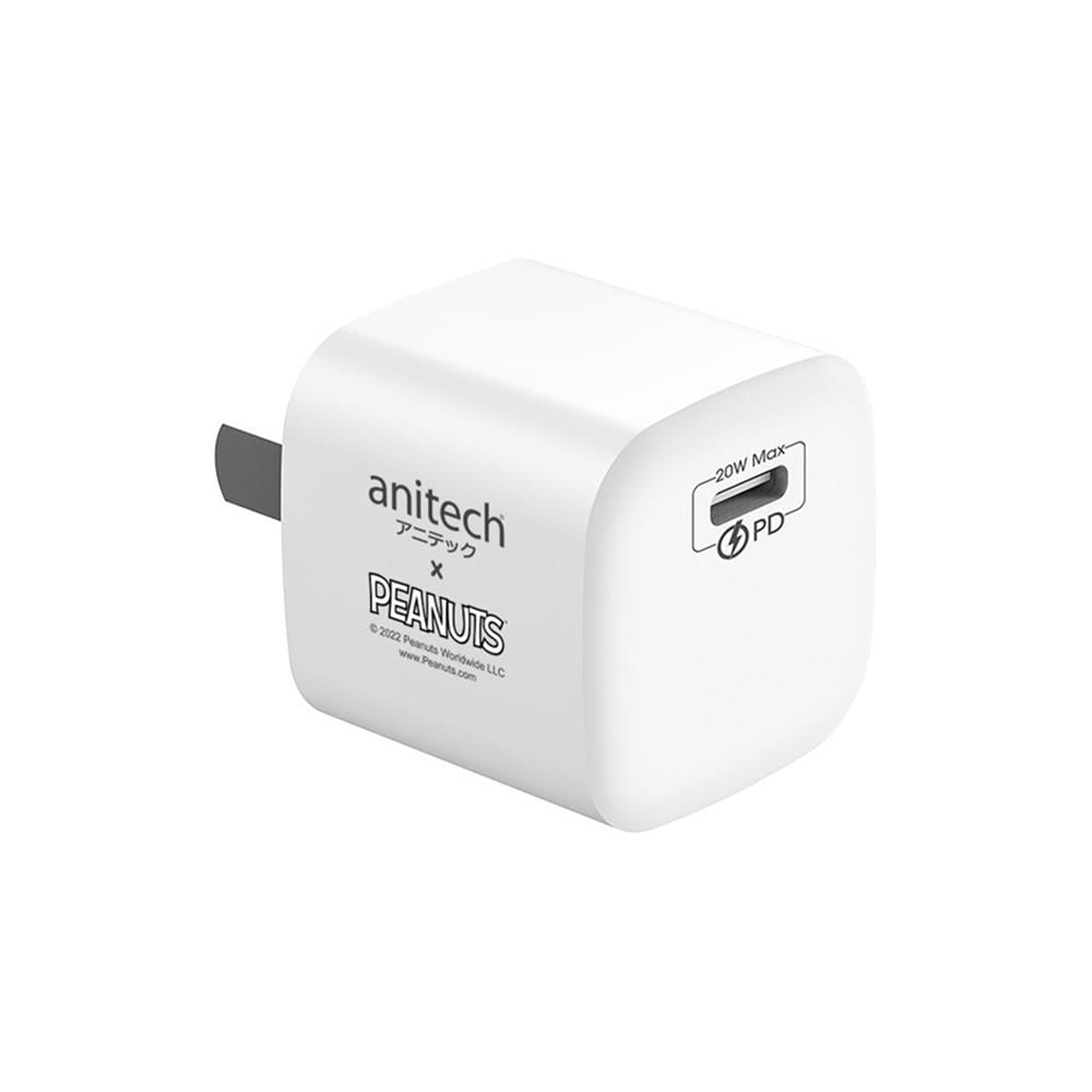 ชุดสายชาร์จ TYPE C TO LIGHTNING ANITECH SNOOPY SNP-D227 สีขาว
