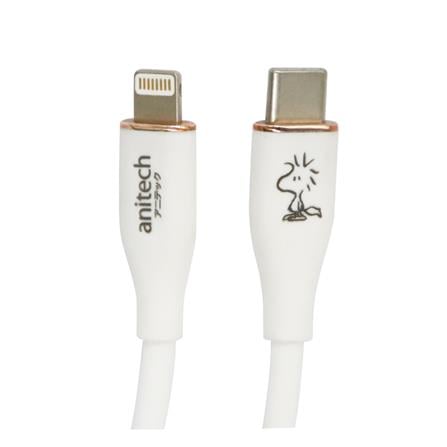 ชุดสายชาร์จ TYPE C TO LIGHTNING ANITECH SNOOPY SNP-D227 สีขาว_3