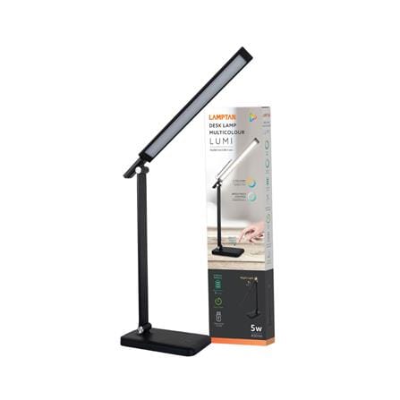 ไฟอ่านหนังสือ LED LAMPTAN LUMI5WCCT 5 วัตต์ DAYLIGHT/COOL WHITE/WARM WHITE สีดำ_5
