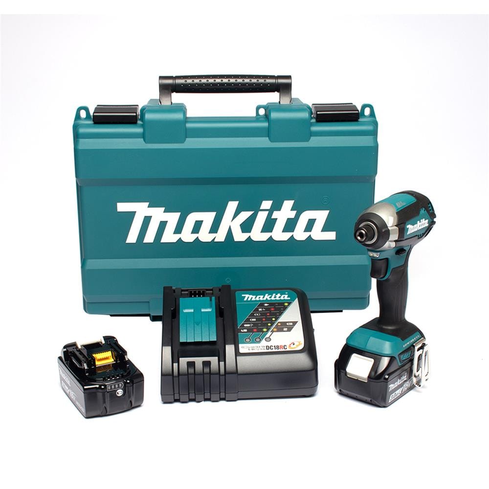 สว่านไขควงกระแทกไร้สาย (พร้อมแบตเตอรี่) MAKITA M011-DTD153RFE 18 โวลต์