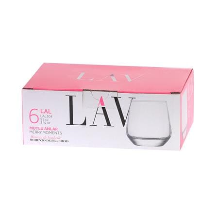 แก้วน้ำ 95 มล. LAV LAL แพ็ก 6 ใบ_2