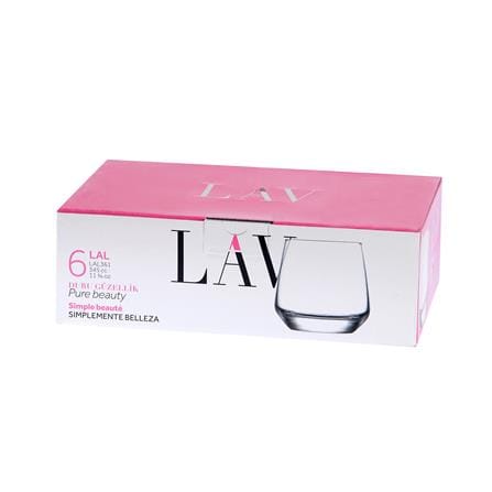 แก้วน้ำ 345 มล. LAV LAL แพ็ก 6 ใบ_2