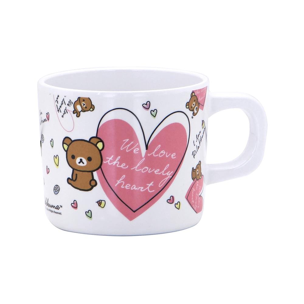 ถ้วยหูเมลามีน 300 มล. SUPERWARE RILAKKUMA LOVELY HEART
