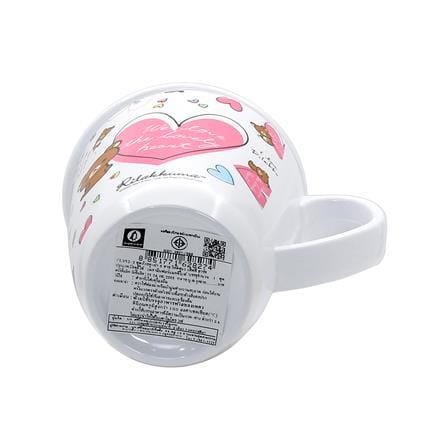 ถ้วยหูเมลามีนพร้อมฝา 450 มล. SUPERWARE RILAKKUMA LOVELY HEART_4