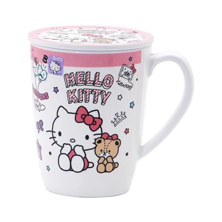 ถ้วยหูเมลามีนพร้อมฝา 450 มล. SUPERWARE KITTY DREAM_0