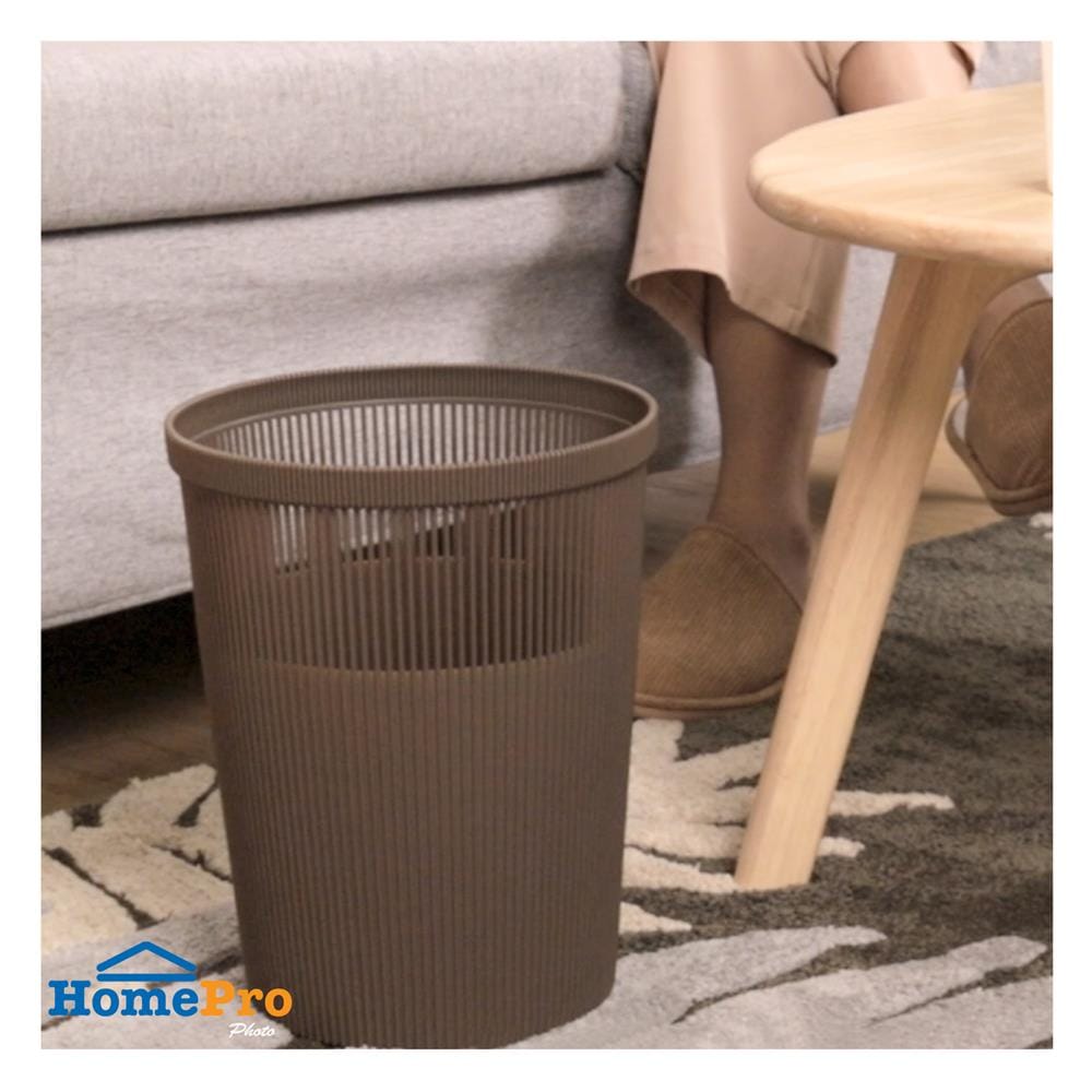 ถังขยะกลม ACCO BONNIE 8 ลิตร สีน้ำตาล