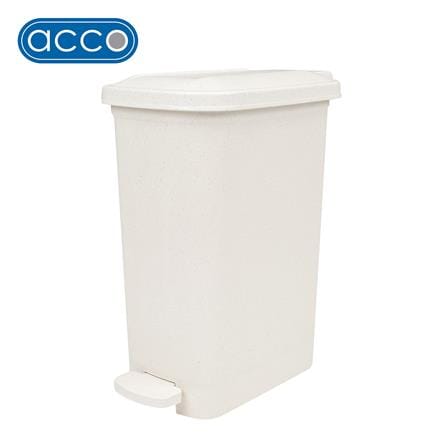 ถังขยะเหยียบเหลี่ยม ACCO SIMPLY 6 ลิตร สีขาว_0