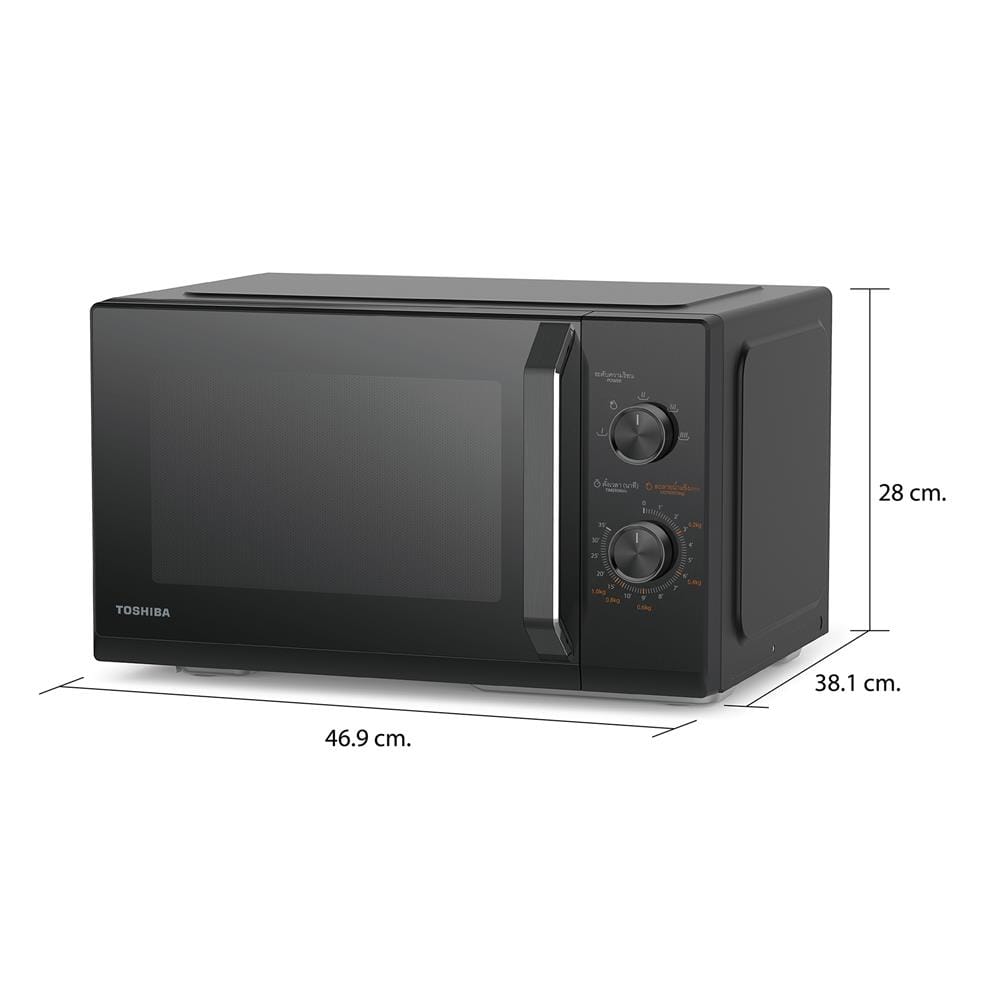 ไมโครเวฟ TOSHIBA MW3-MM25PE(BK) 25 ลิตร