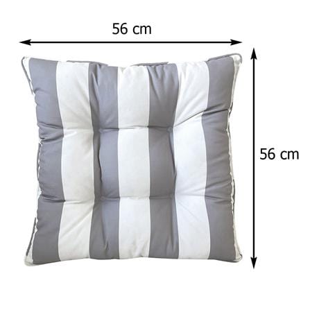 เบาะรองนั่ง HOME LIVING STYLE DEMO 22X22 นิ้ว สีเทา_5