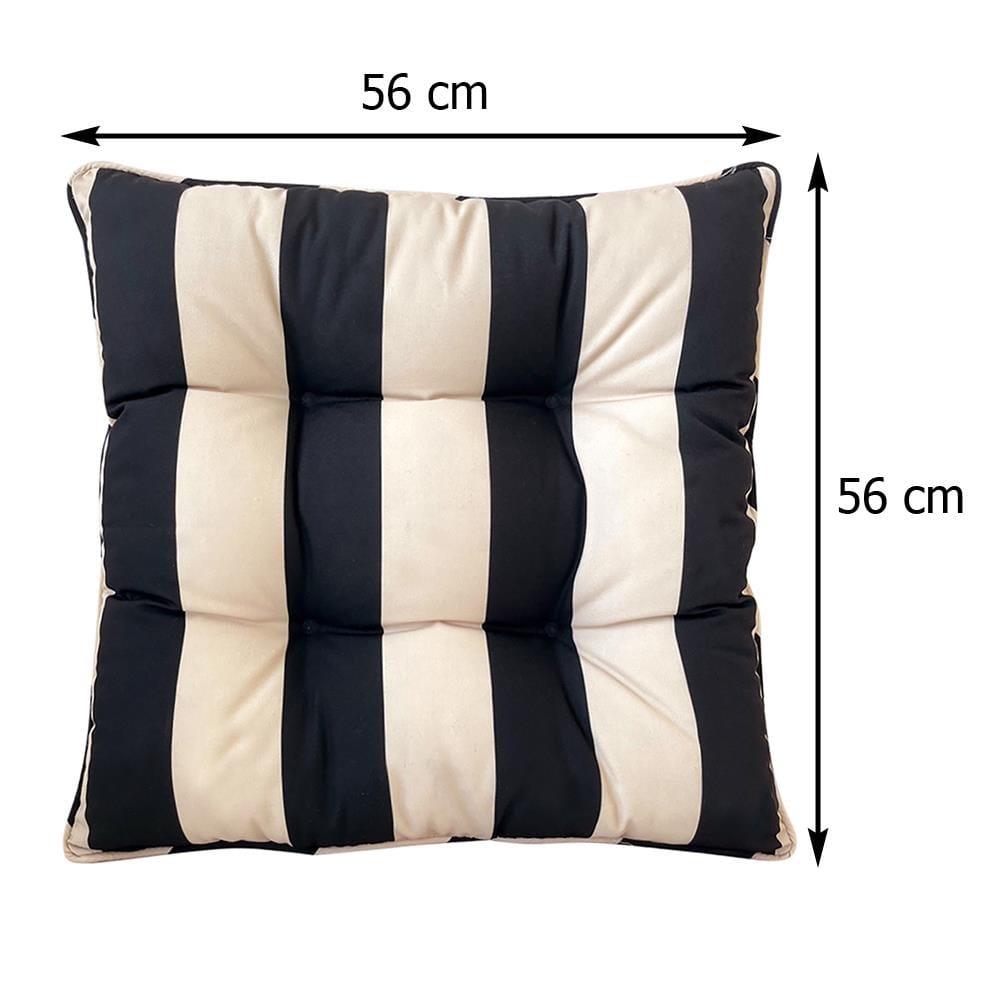 เบาะรองนั่ง HOME LIVING STYLE DEMO 22X22 นิ้ว สีดำ