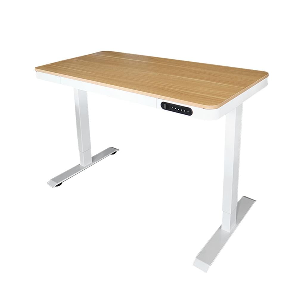 โต๊ะปรับระดับไฟฟ้า DESKSPACE DESK3 120 ซม. สีโอ๊ค/ขาว