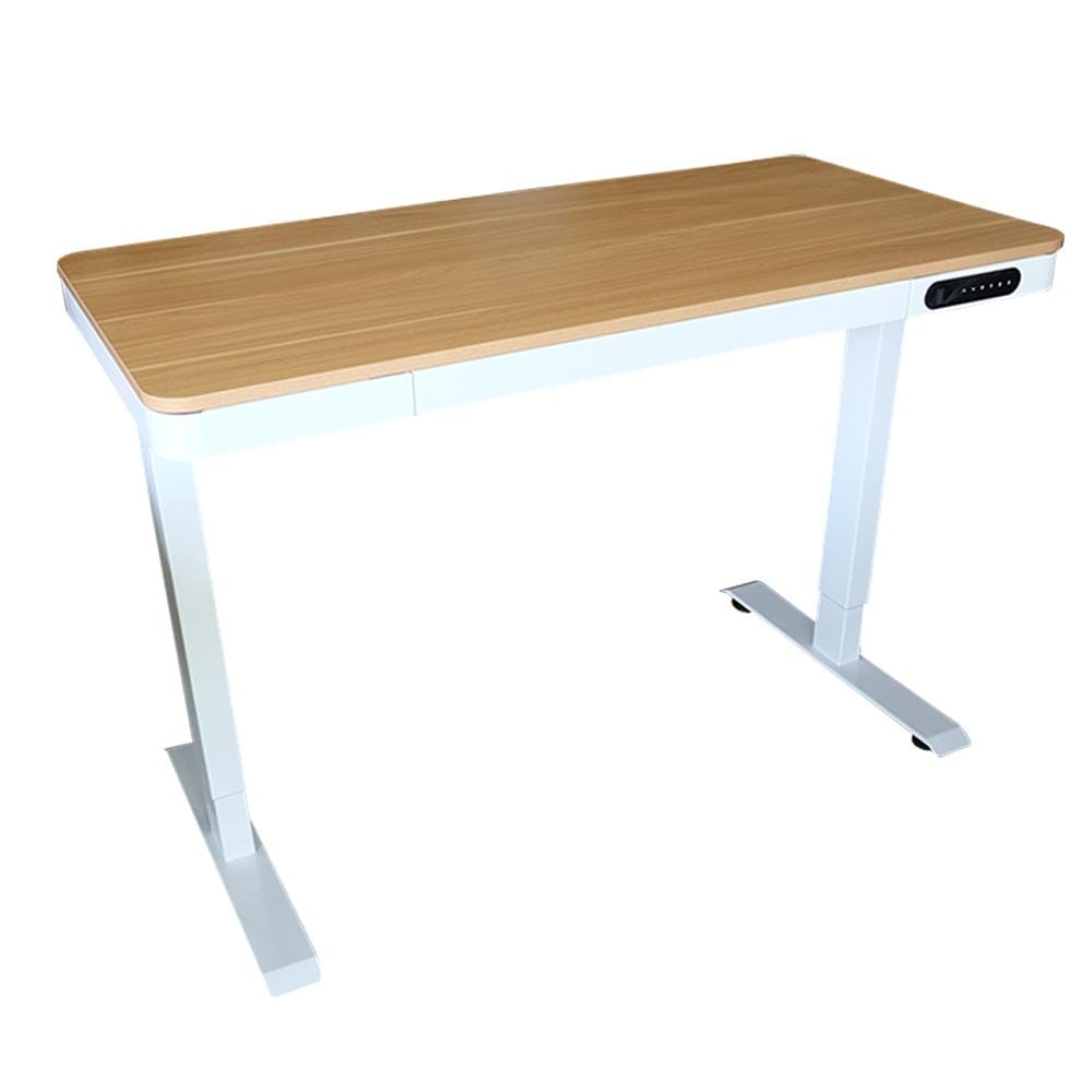 โต๊ะปรับระดับไฟฟ้า DESKSPACE DESK3 120 ซม. สีโอ๊ค/ขาว