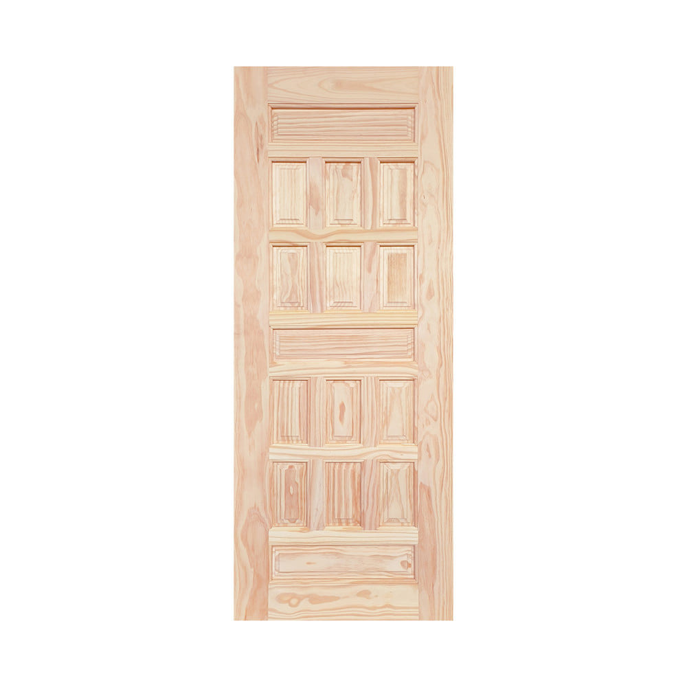 ประตูไม้สน ไม่เจาะลูกบิด MODERN DOORS CE-122 80x200 ซม. สีธรรมชาติ