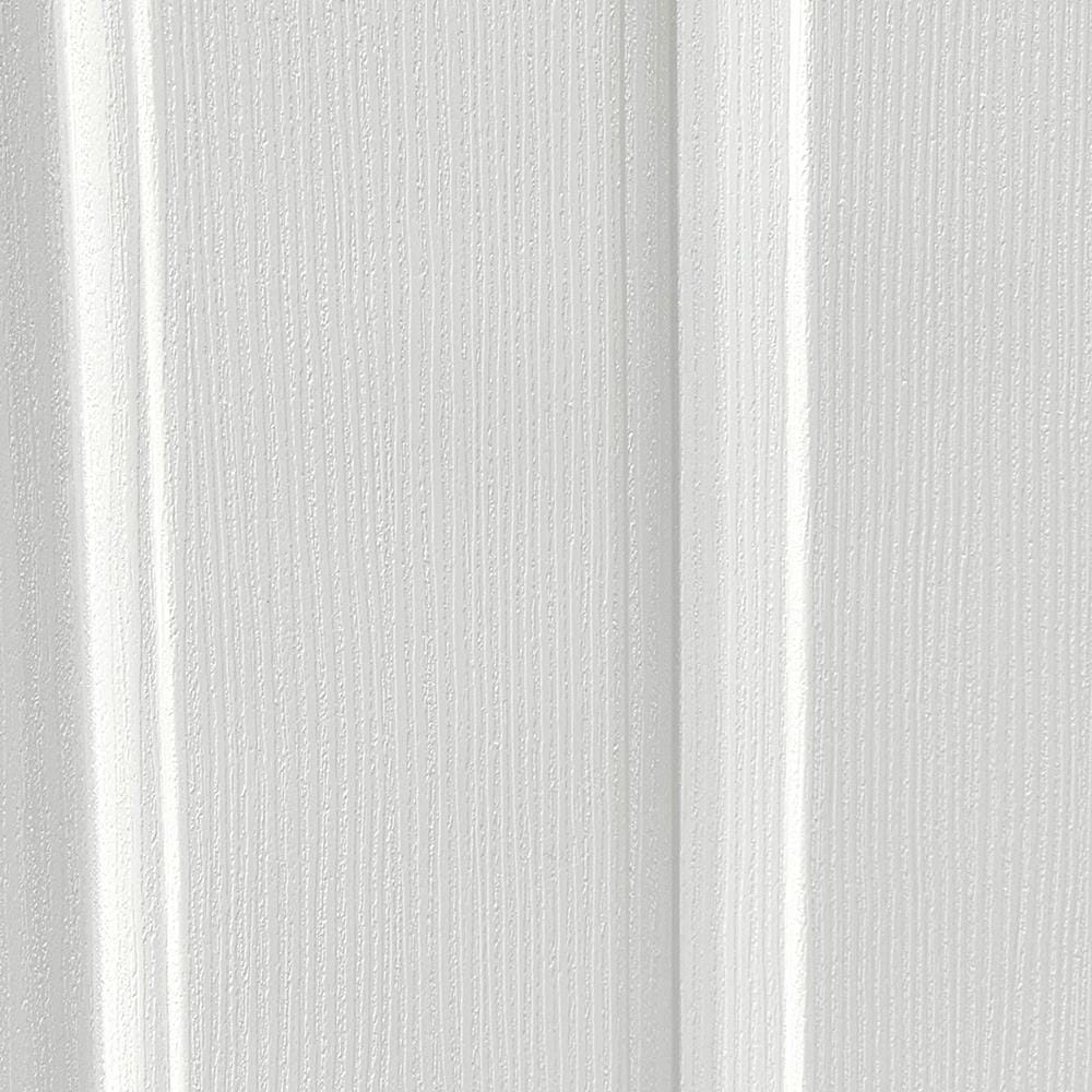 ประตูภายนอก UPVC AZLE L-35 80X200 ซม. สีขาว เจาะลูกบิด