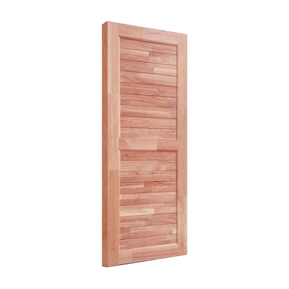 ประตูไม้ดูริโอ ไม่เจาะลูกบิด MODERN DOORS CE-25 90x200 ซม. สีธรรมชาติ