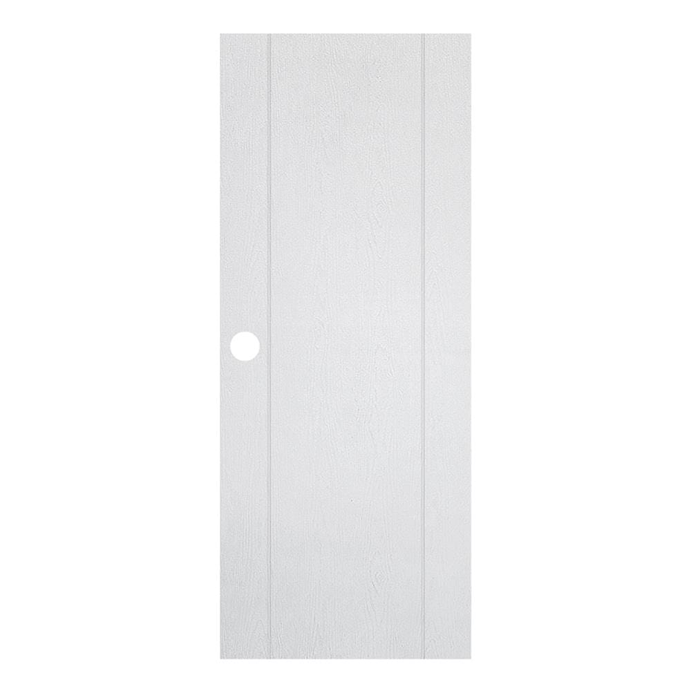 ประตูภายนอก UPVC MODERNWOOD MWNR20 80x200 ซม. สีขาว เจาะลูกบิด