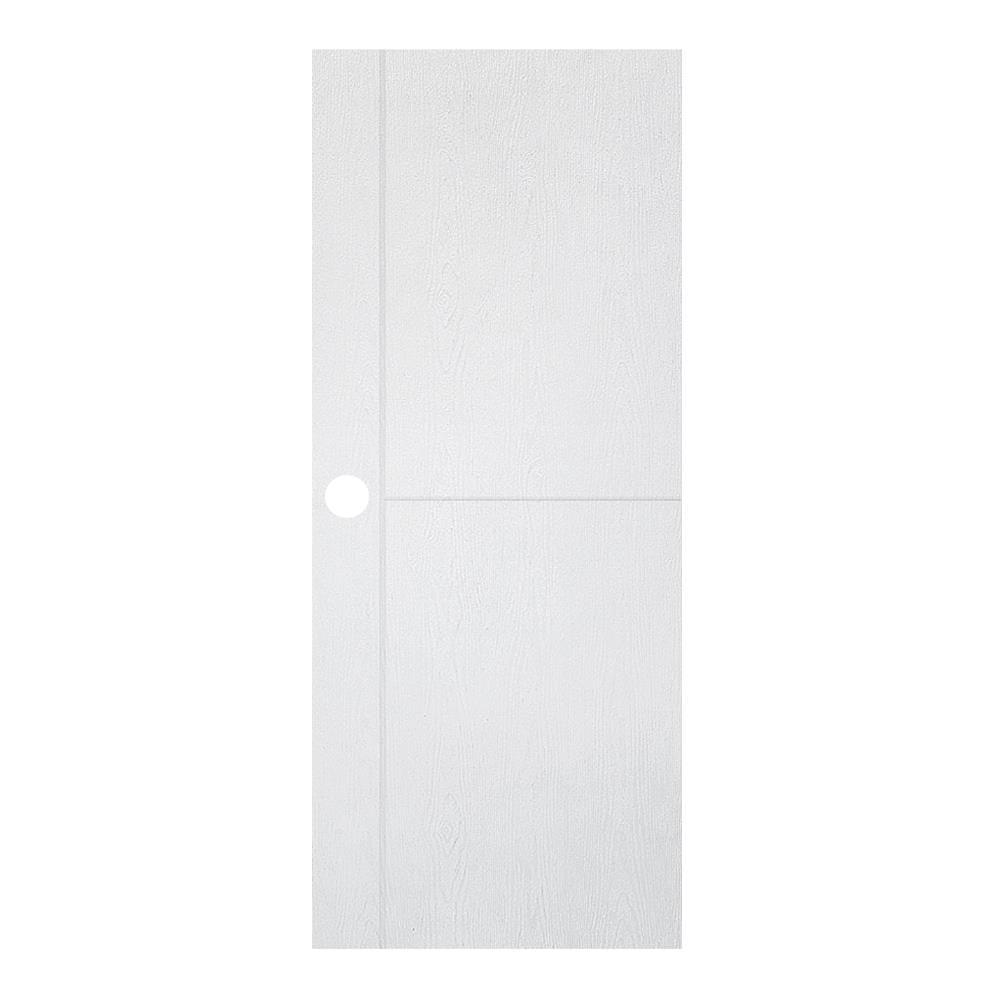 ประตูภายนอก UPVC MODERNWOOD MWNR22 80x200 ซม. สีขาว เจาะลูกบิด