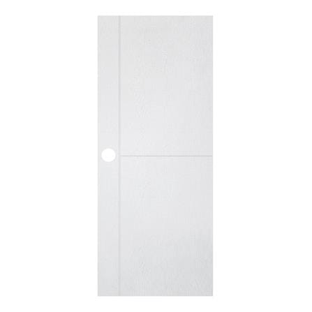 ประตูภายนอก UPVC MODERNWOOD MWNR22 80x200 ซม. สีขาว เจาะลูกบิด_0