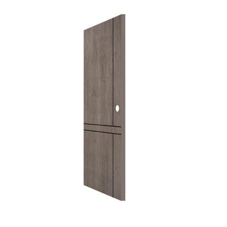 ประตูภายใน UPVC MODERNWOOD LMWNR10 80X200 ซม. สีเกรย์โอ๊ค เจาะลูกบิด_1