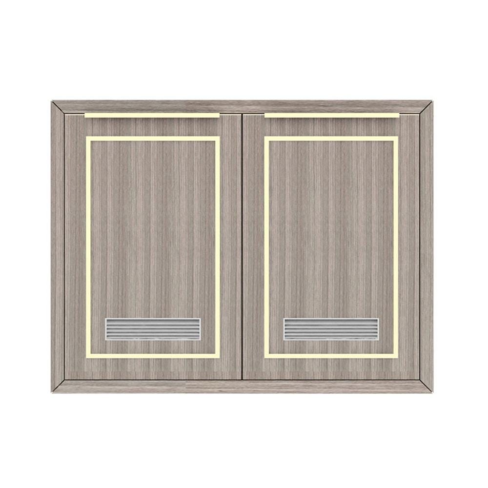 บานซิงค์คู่ช่องระบาย STARMARK KYLIE 80x60 ซม. สีโอ๊ก V1