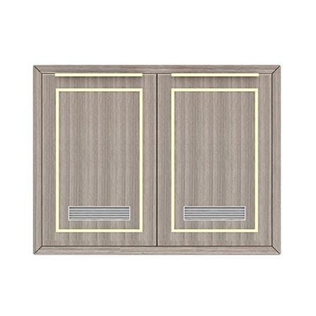 บานซิงค์คู่ช่องระบาย STARMARK KYLIE 80x60 ซม. สีโอ๊ก V1_0