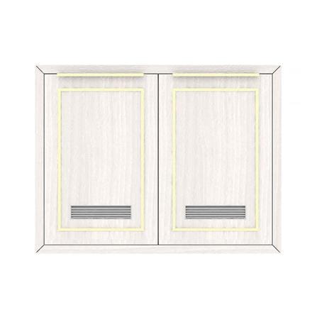 บานซิงค์คู่ช่องระบาย STARMARK KYLIE 86x66 ซม. สีครีม V1