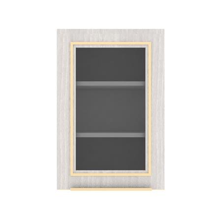 ตู้แขวนเดี่ยวบานกระจกเปิดซ้าย STARMARK KYLIE 40x60 ซม. สีครีม V1_0
