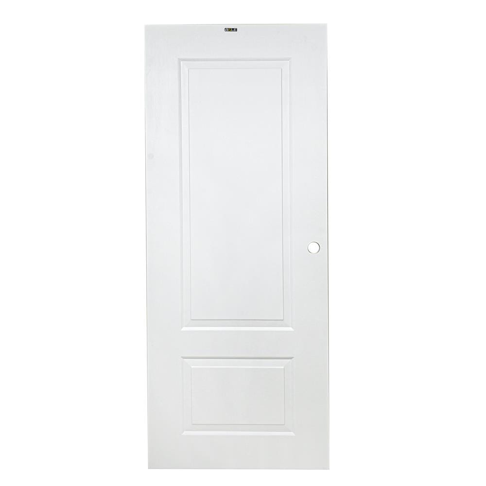 ประตูภายนอก UPVC เจาะลูกบิด AZLE PZ N2 80x200 ซม. สีขาว