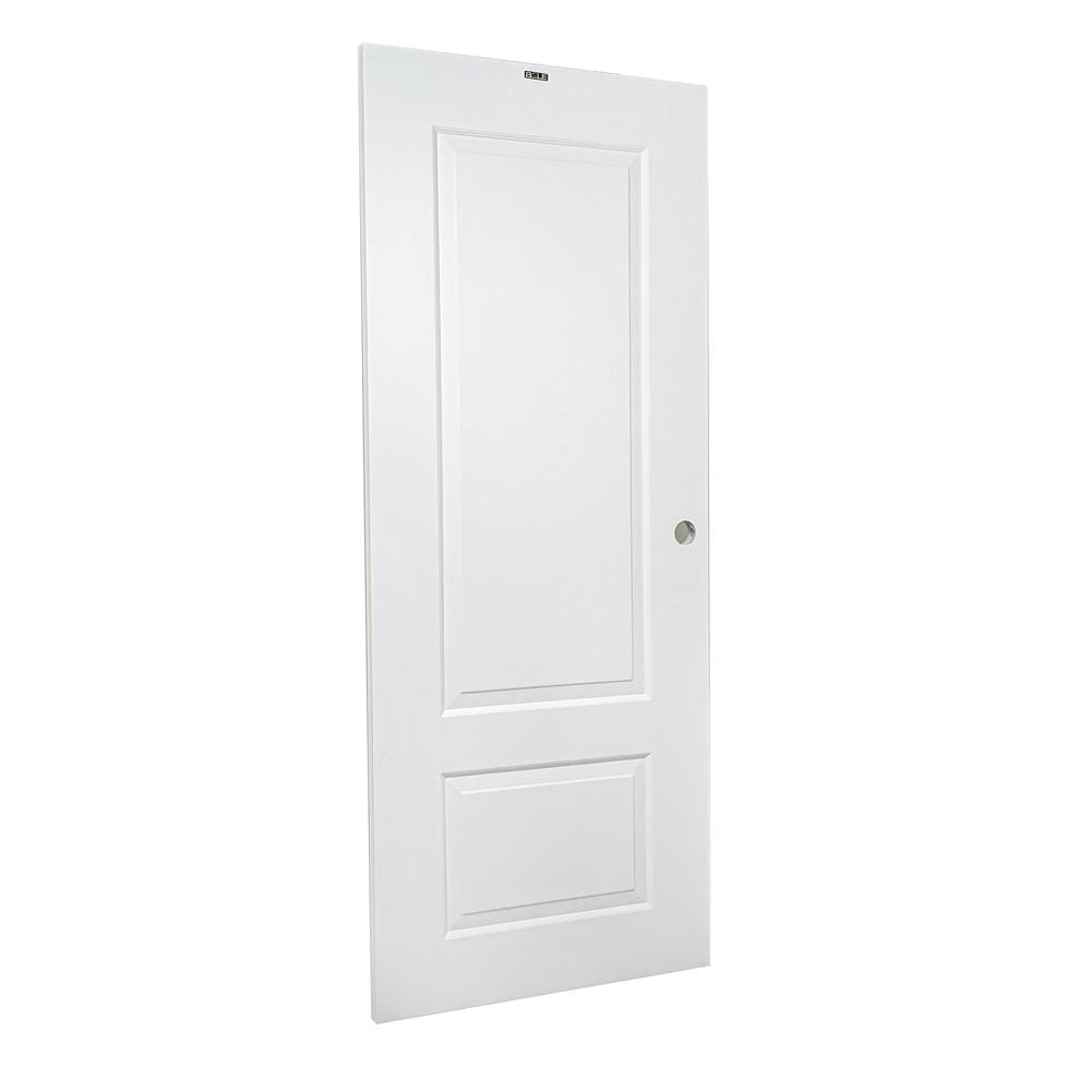 ประตูภายนอก UPVC เจาะลูกบิด AZLE PZ N2 80x200 ซม. สีขาว
