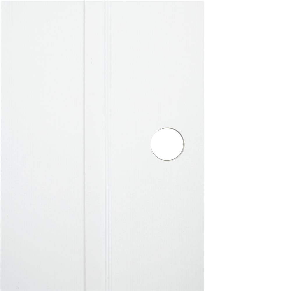 ประตูภายนอก UPVC เจาะลูกบิด AZLE PZ N2 80x200 ซม. สีขาว