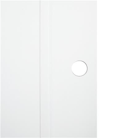 ประตูภายนอก UPVC เจาะลูกบิด AZLE PZ N2 80x200 ซม. สีขาว_2