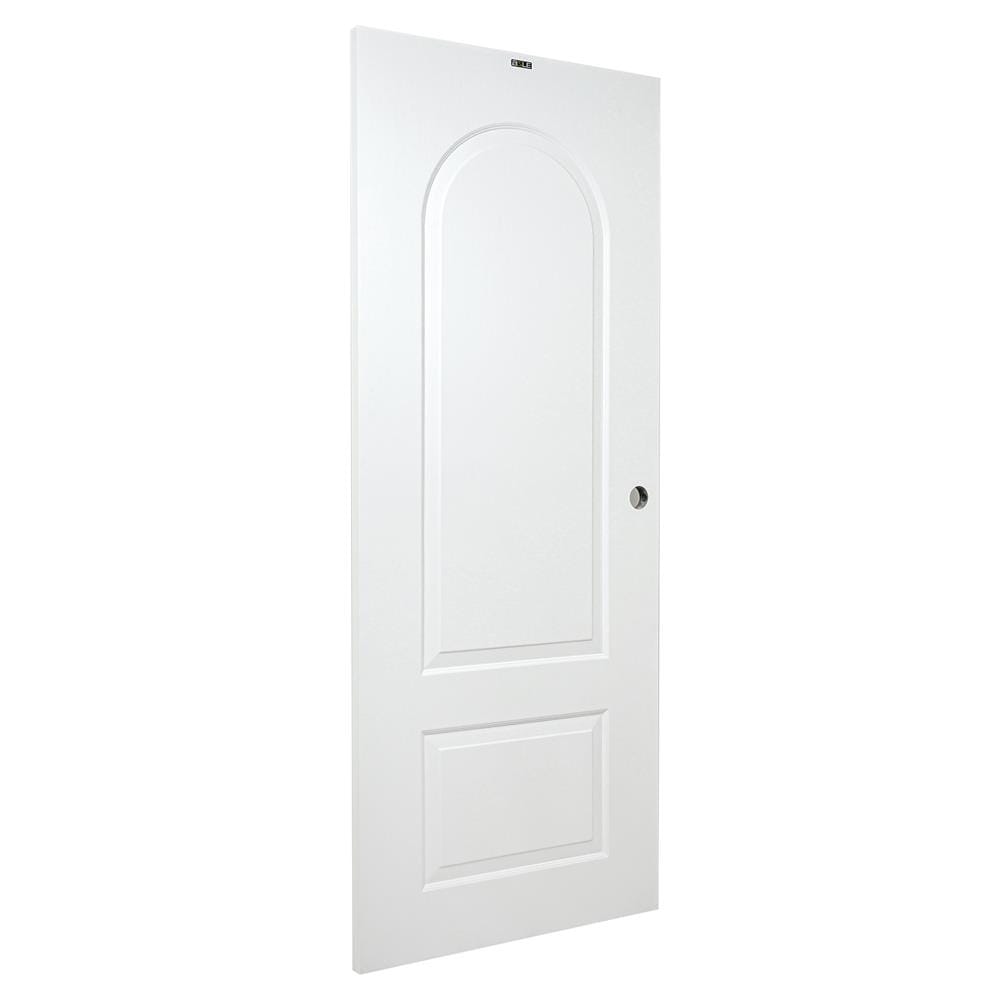 ประตูภายนอก UPVC เจาะลูกบิด AZLE PZ N1 80x200 ซม. สีขาว