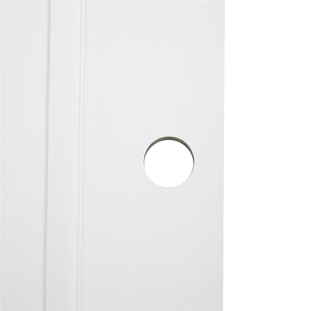 ประตูภายนอก UPVC เจาะลูกบิด AZLE PZ N1 80x200 ซม. สีขาว