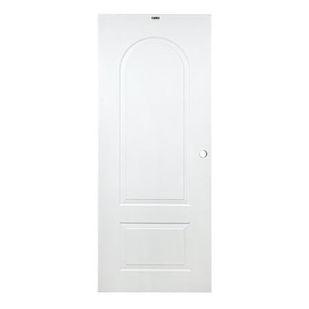 ประตูภายนอก UPVC เจาะลูกบิด AZLE PZ N1 80x200 ซม. สีขาว