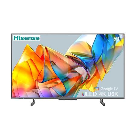 ทีวีคิวแอลอีดี 50 นิ้ว HISENSE (4K, QLED, GOOGLE TV) 50U6K