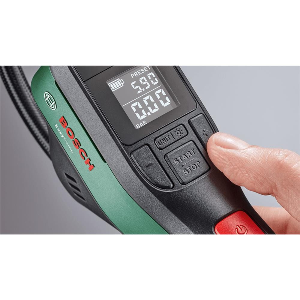 ปั๊มลมไร้สาย BOSCH EASYPUMP 3.6 โวลต์ 10.3 บาร์