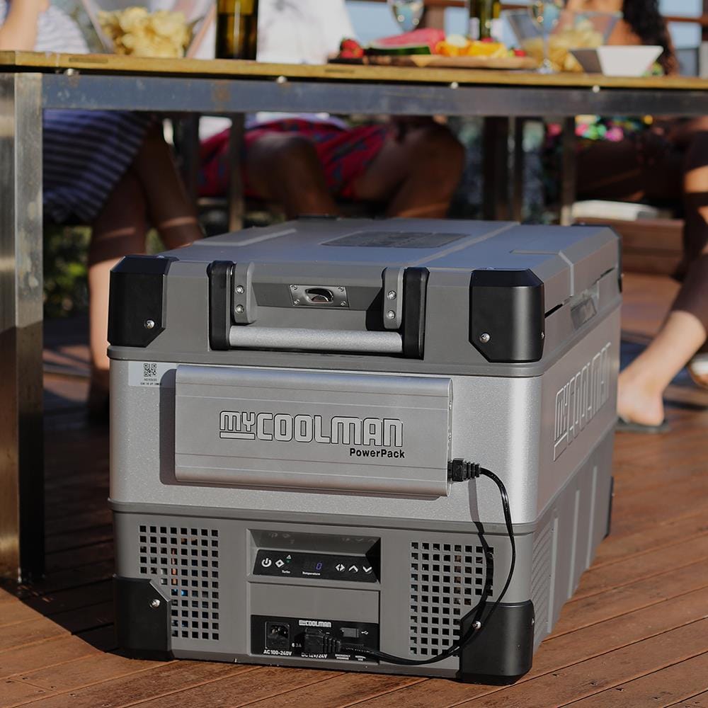 ตู้เย็นแช่แข็งพกพา MYCOOLMAN CCP60 60 ลิตร สีเทา/ดำ