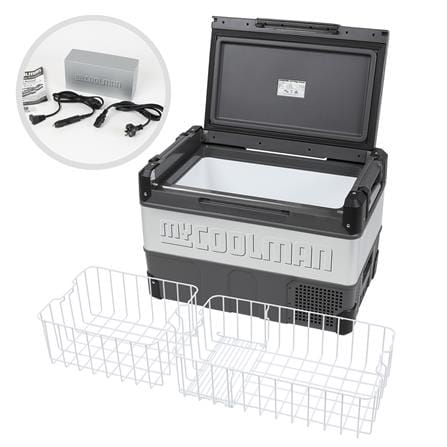 ตู้เย็นแช่แข็งพกพา MYCOOLMAN CCP60 60 ลิตร สีเทา/ดำ_3