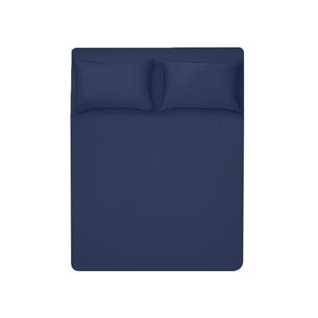 ชุดผ้าปูที่นอน 6 ฟุต 3 ชิ้น BENEATH NAVY BLUE สีน้ำเงินเข้ม_5