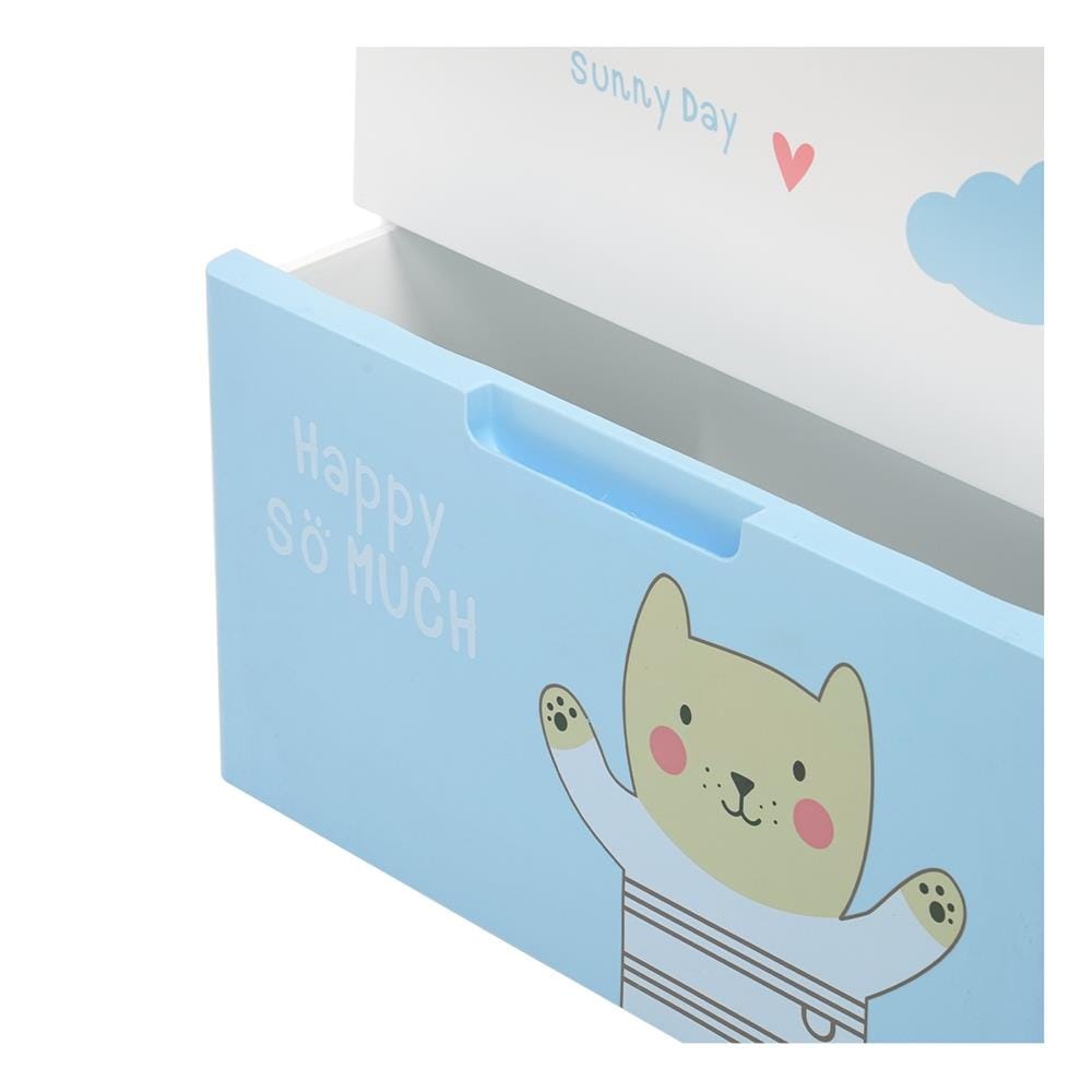 ตู้ลิ้นชัก 4 ชั้น STACKO A58 TINY 58x38x109 ซม. สีขาว/ฟ้า