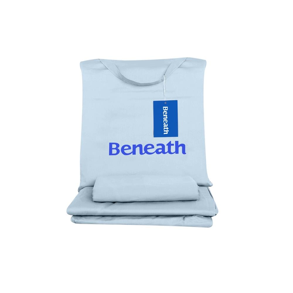 ชุดผ้าปูที่นอน 6 ฟุต 3 ชิ้น BENEATH LIGHT BLUE สีฟ้า